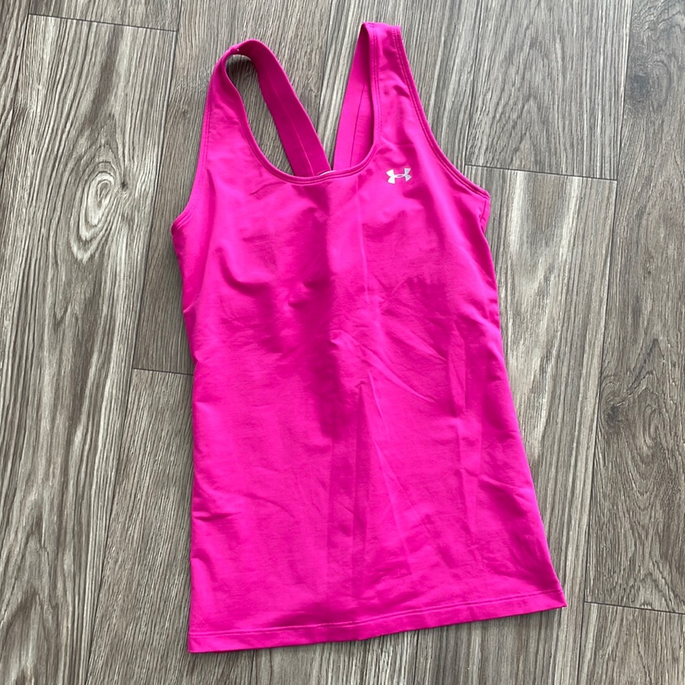 Hot Pink XS Under Armour Athletic Tank
